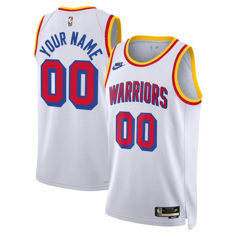 Golden State Warriors ★ Classic Edition Swingman Jersey - Nike Custom Basketball Jersey for Men & Women - White