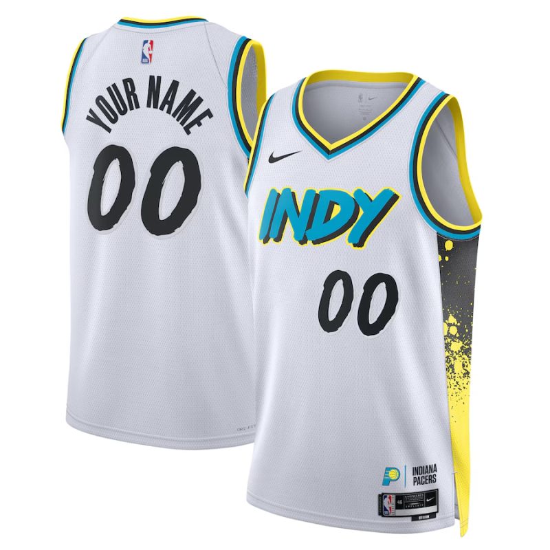 Indiana Pacers ★ 24-25 NBA City Edition Swingman Jersey - Nike Custom Basketball Jersey for Men & Women - White