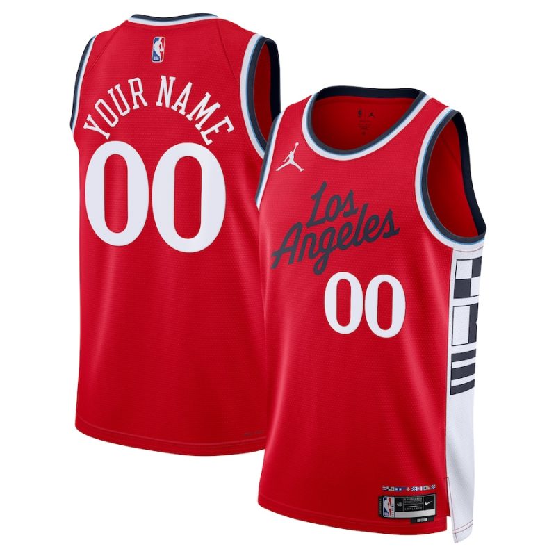 LA Clippers ★ 24-25 NBA Statement Edition Swingman Jersey - Jordan Brand Custom Basketball Jersey for Men & Women - Red
