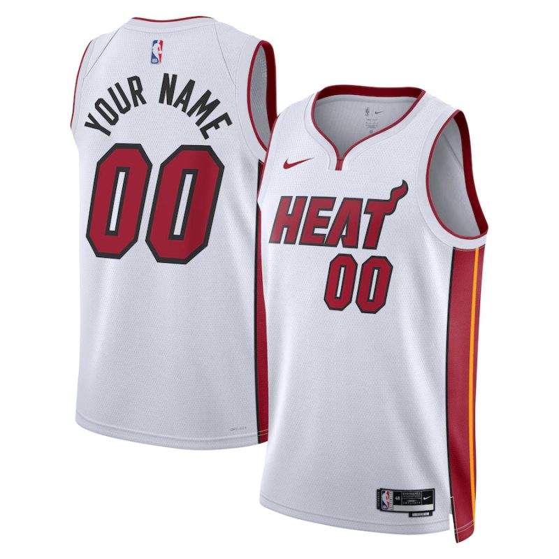 Miami Heat ★ Association Edition Swingman Jersey - Nike Custom Basketball Jersey for Men & Women - White