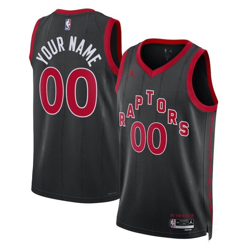 Toronto Raptors ★ 22-23 NBA Statement Edition Swingman Jersey - Jordan Brand Custom Basketball Jersey for Men & Women - Black