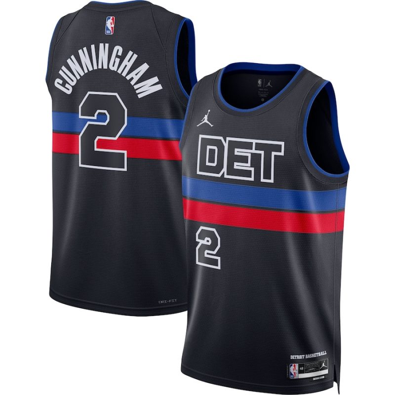 Cade Cunningham - Detroit Pistons Statement Edition Swingman Jersey for Men & Women - Jordan Brand - Black