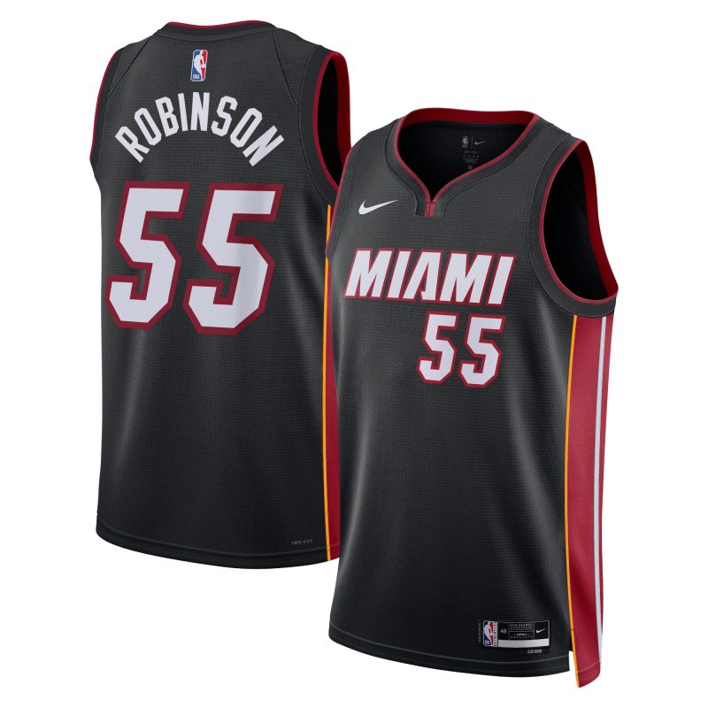 Duncan Robinson - Miami Heat Icon Edition Swingman Basketball Jersey for Men Women - Nike - Black