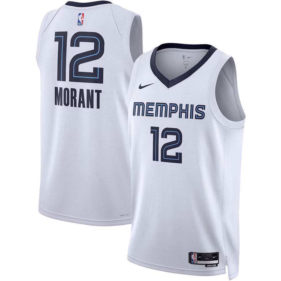 Ja Morant - Memphis Grizzlies Association Edition Swingman Jersey for Men Women - Nike - White