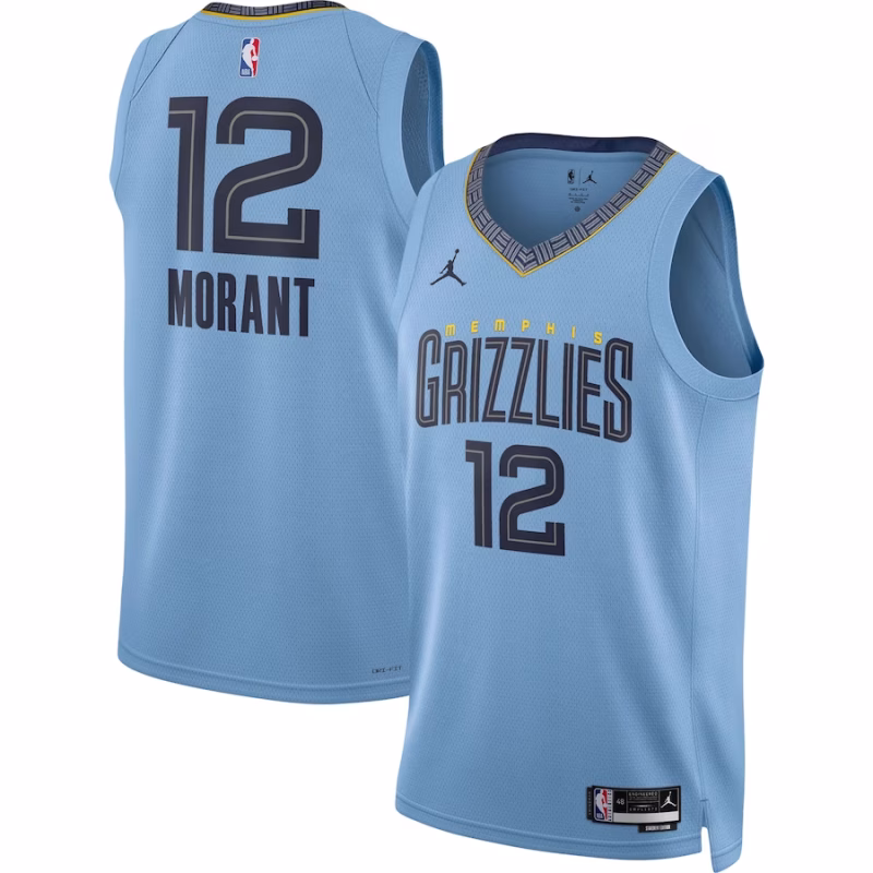 Ja Morant - Memphis Grizzlies Statement Edition Swingman Jersey for Men Women - Nike - Blue