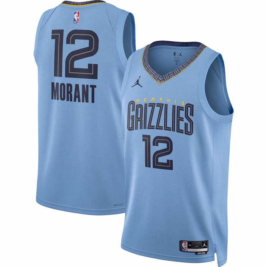 Ja Morant - Memphis Grizzlies Statement Edition Swingman Jersey for Men Women - Nike - Blue