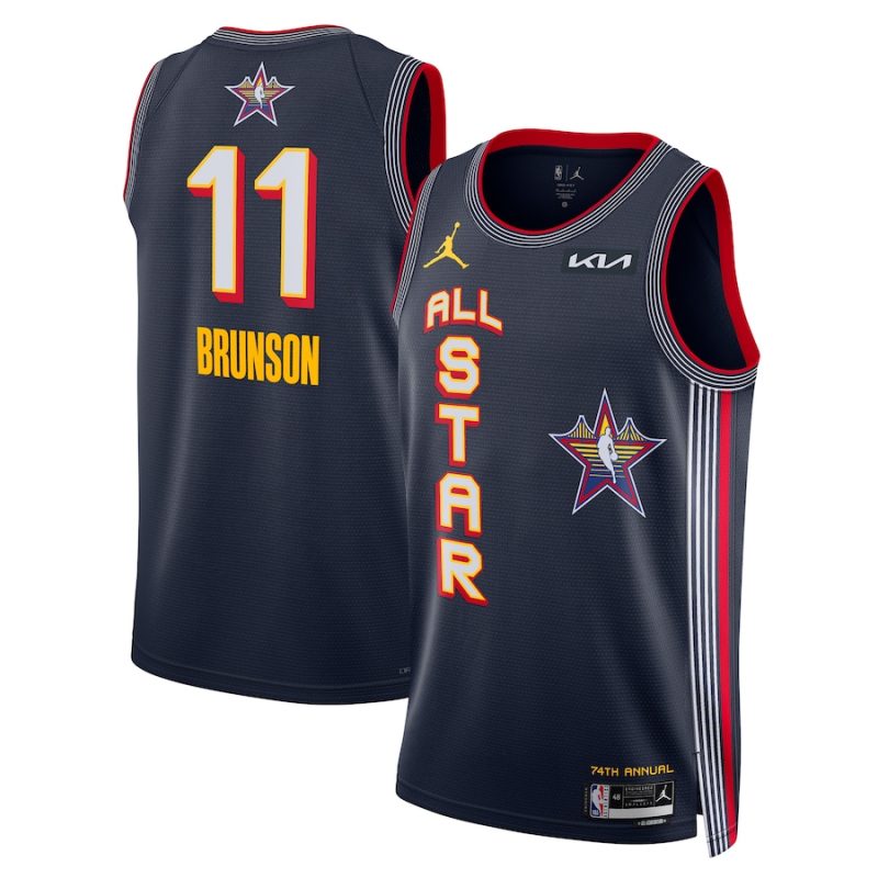 Jalen Brunson - 2025 NBA All-Star Game Swingman Player Jersey for Men Women - Nike - Navy