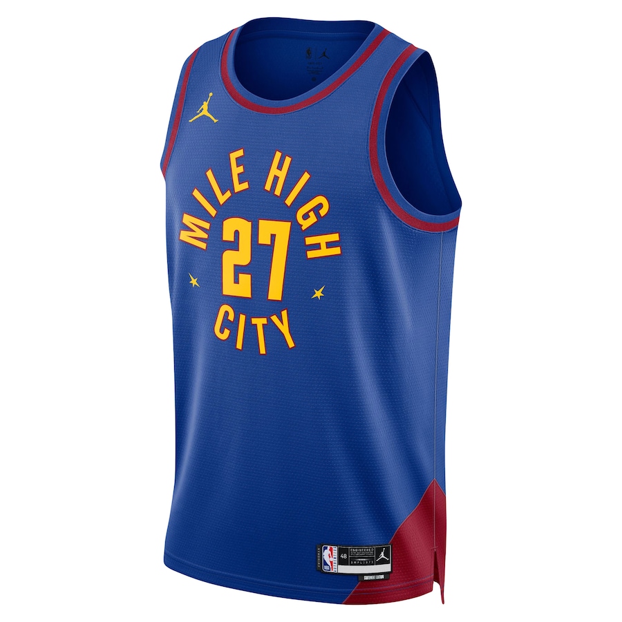 Jamal Murray - Denver Nuggets Statement Edition Swingman Jersey for Men & Women - Jordan Brand - Blue - Image 3