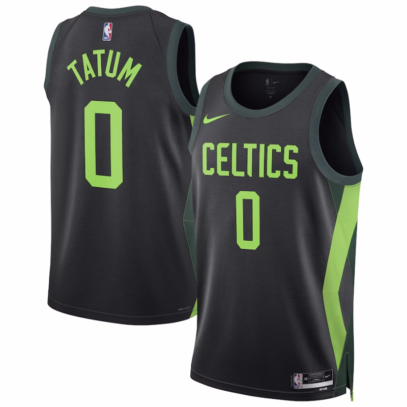 Jayson Tatum - Boston Celtics 24-25 NBA City Edition Swingman Jersey for Men Women - Nike - Black
