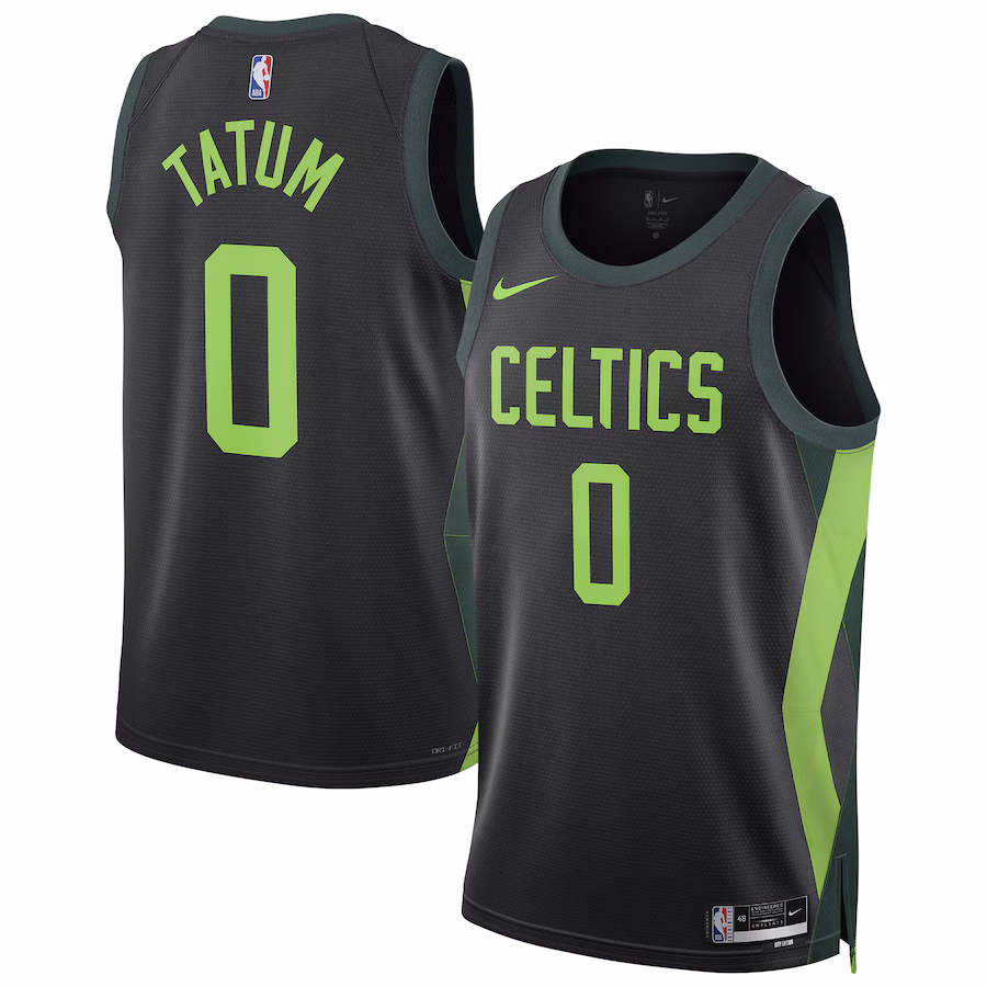 Jayson Tatum - Boston Celtics 24-25 NBA City Edition Swingman Jersey for Men Women - Nike - Black
