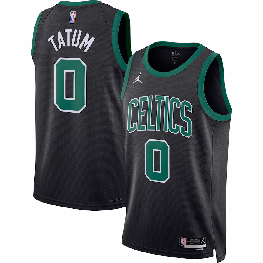 Jayson Tatum - Boston Celtics Statement Edition Swingman Jersey for Men Women - Jordan Brand - Black