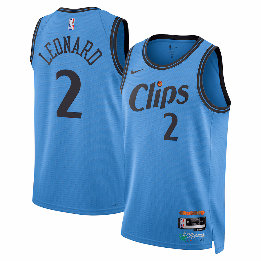 Kawhi Leonard - LA Clippers 2024 NBA City Edition Swingman Jersey for Men Women - Nike - Blue
