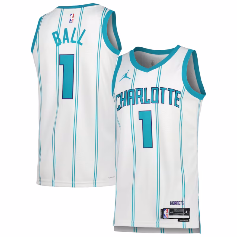 LaMelo Ball - Charlotte Hornets Association Edition Swingman Jersey for Men Women - Jordan Brand - White