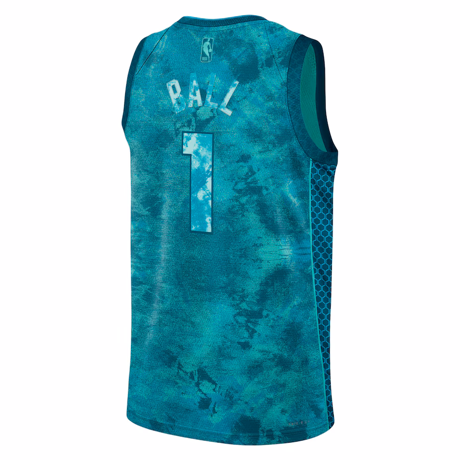 LaMelo Ball - Charlotte Hornets Select Series Swingman Jersey for Men Women - Jordan Brand - Teal - Image 2
