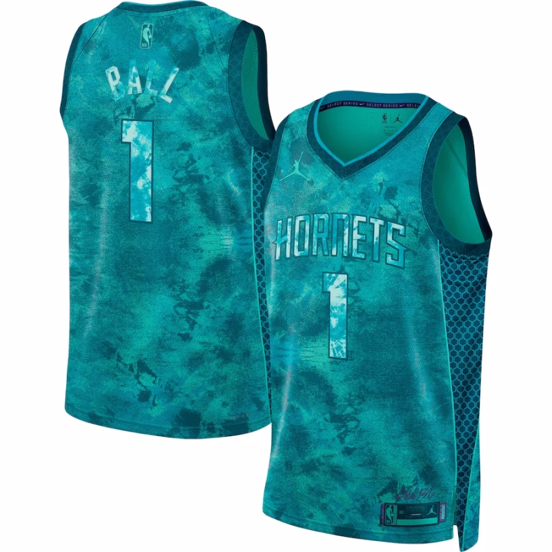 LaMelo Ball - Charlotte Hornets Select Series Swingman Jersey for Men Women - Jordan Brand - Teal