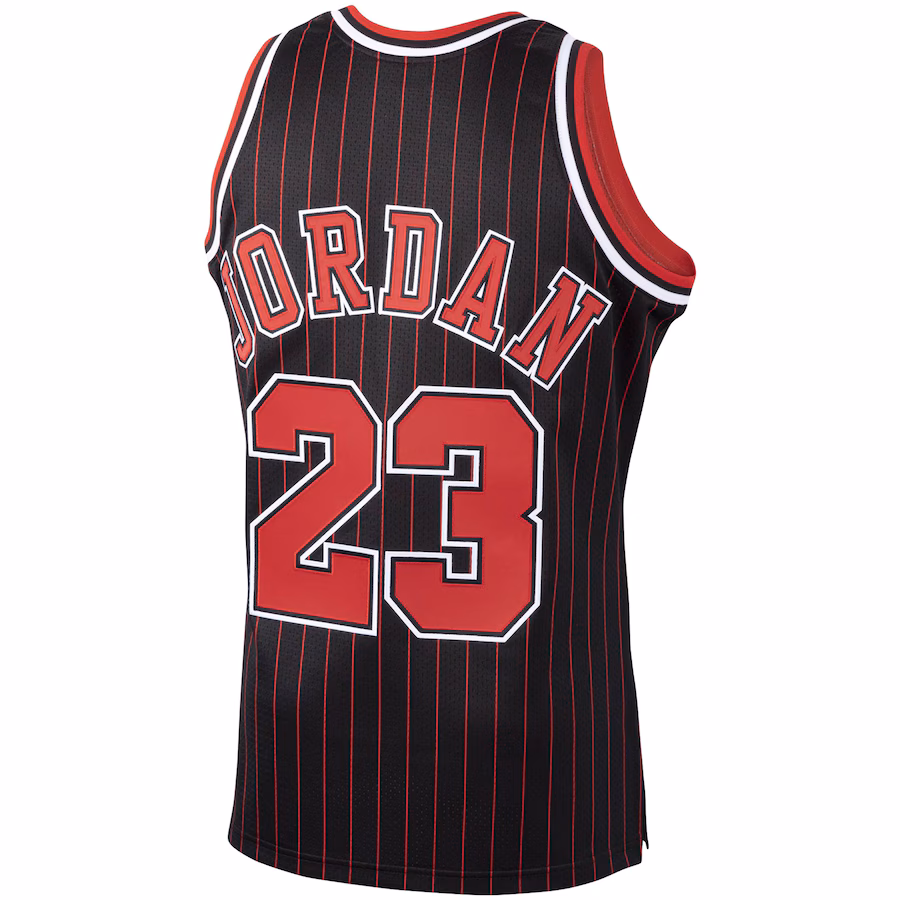 Michael Jordan - Chicago Bulls 95-96 NBA Hardwood Classics Authentic Jersey for Men Women - Black - Image 2