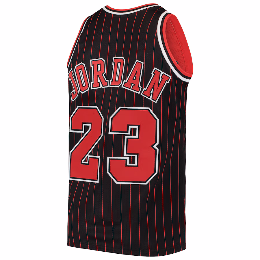 Michael Jordan - Chicago Bulls 96-97 NBA Hardwood Classics Authentic Jersey for Men Women - Black - Image 3
