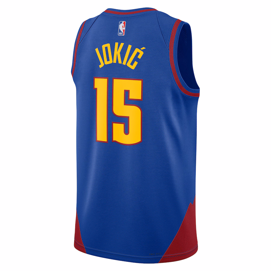 Nikola Jokic - Denver Nuggets Statement Edition Swingman Jersey for Men & Women - Jordan Brand - Blue - Image 2