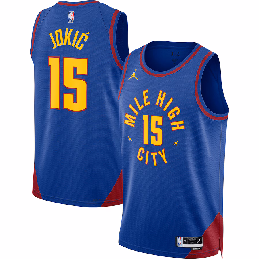 Nikola Jokic - Denver Nuggets Statement Edition Swingman Jersey for Men & Women - Jordan Brand - Blue
