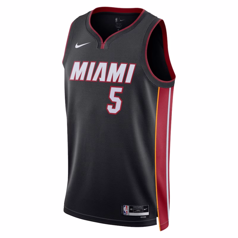 Nikola Jović - Miami Heat Icon Edition Swingman Basketball Jersey for Men Women - Nike - Black