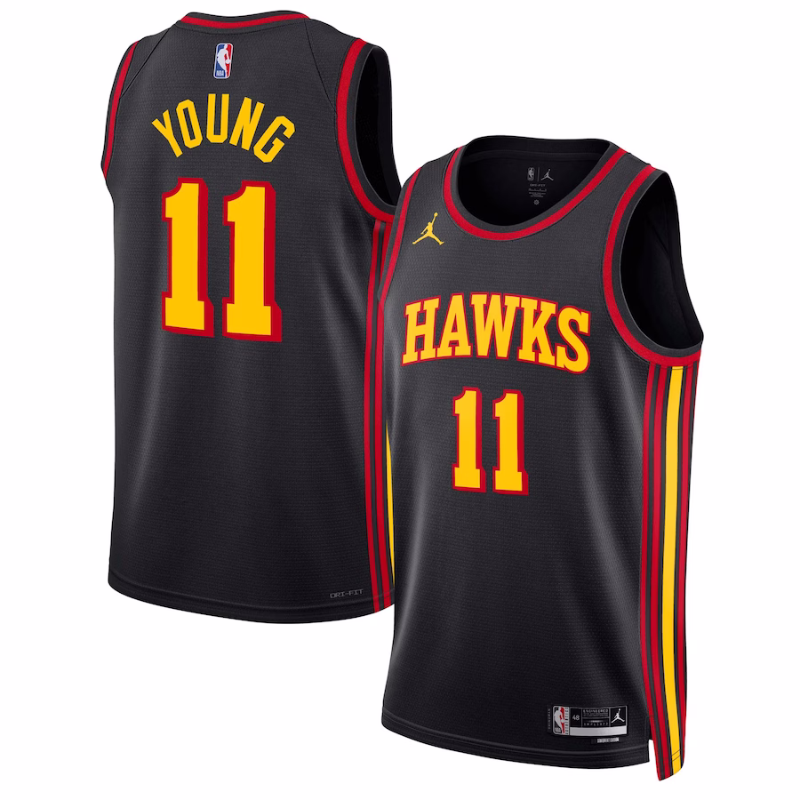 Trae Young - Atlanta Hawks Statement Edition Swingman Jersey for Men & Women - Jordan Brand - Black