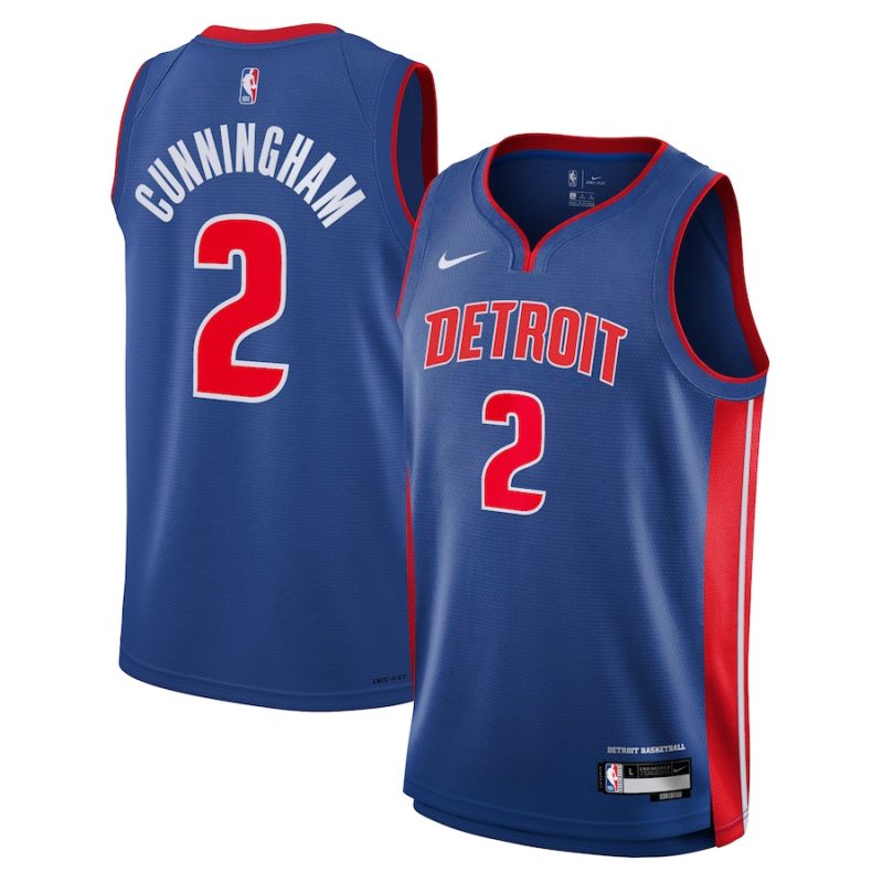 Youth ☆ Cade Cunningham - Detroit Pistons Icon Swingman Jersey for Men & Women - Nike - Blue