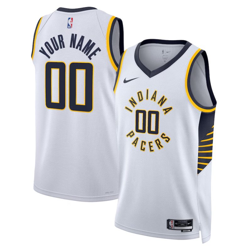 Youth ☆ Indiana Pacers Association Edition Swingman Jersey - Nike Custom Basketball Jersey for Kids - White