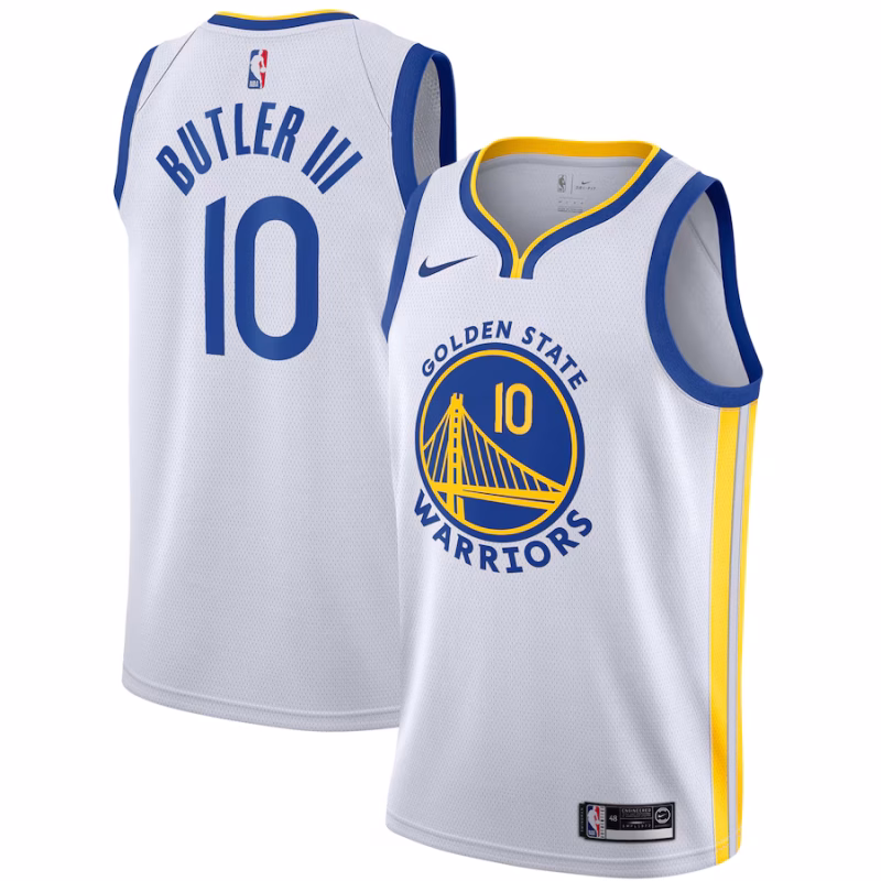 Youth ☆ Jimmy Butler III - Golden State Warriors Association Edition Swingman Jersey - Nike - White