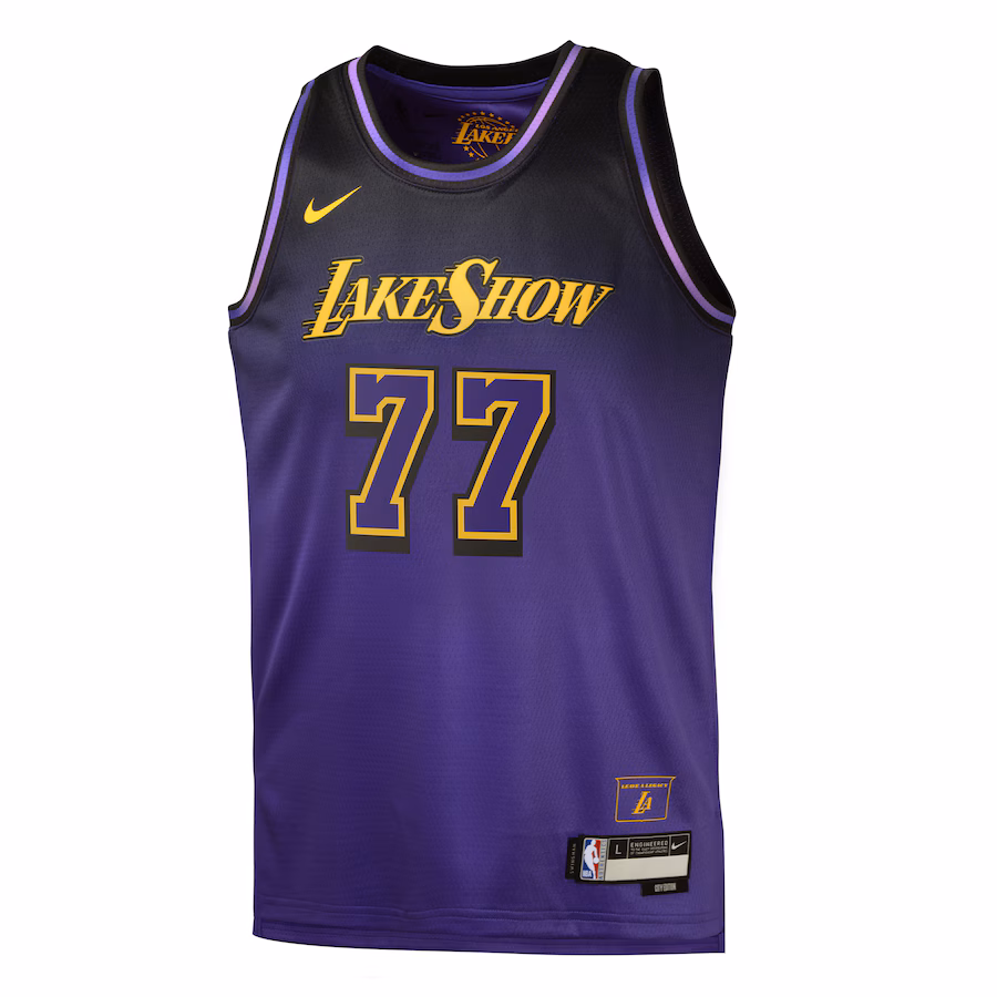 Luka Dončić - Los Angeles Lakers Icon/City/Statement/Association Edition Thai Replicas Jersey for Men Women Youth - Thai Version - Image 9