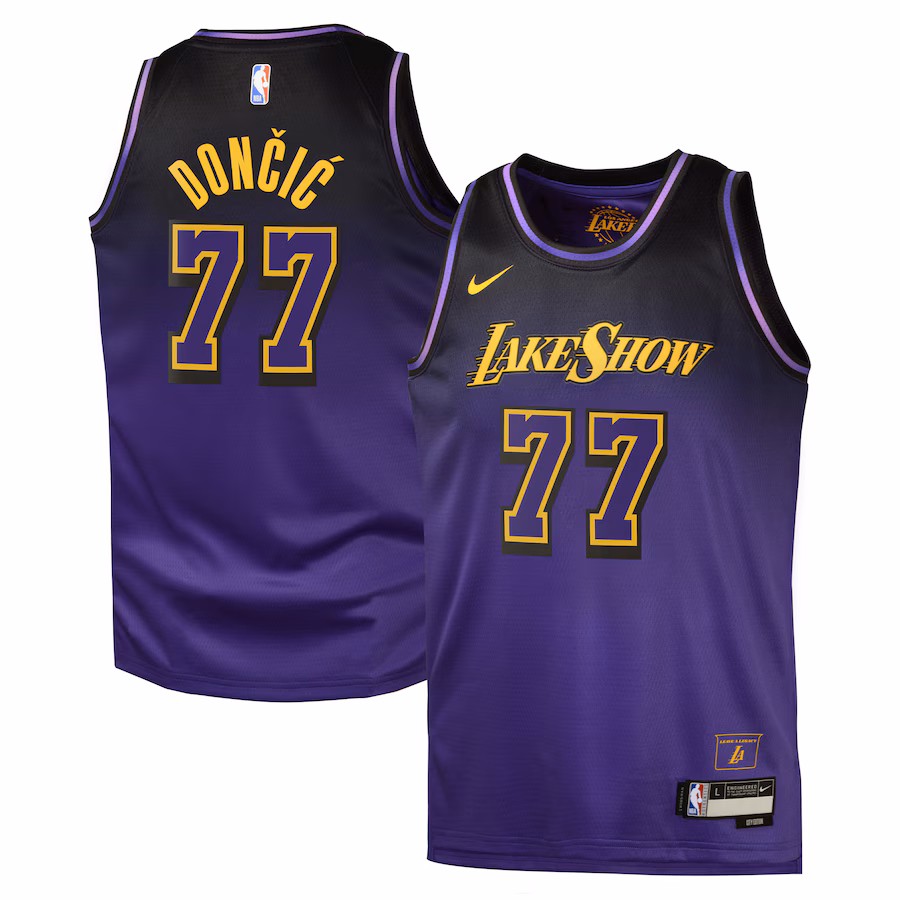 Luka Dončić - Los Angeles Lakers Icon/City/Statement/Association Edition Thai Replicas Jersey for Men Women Youth - Thai Version - Image 7