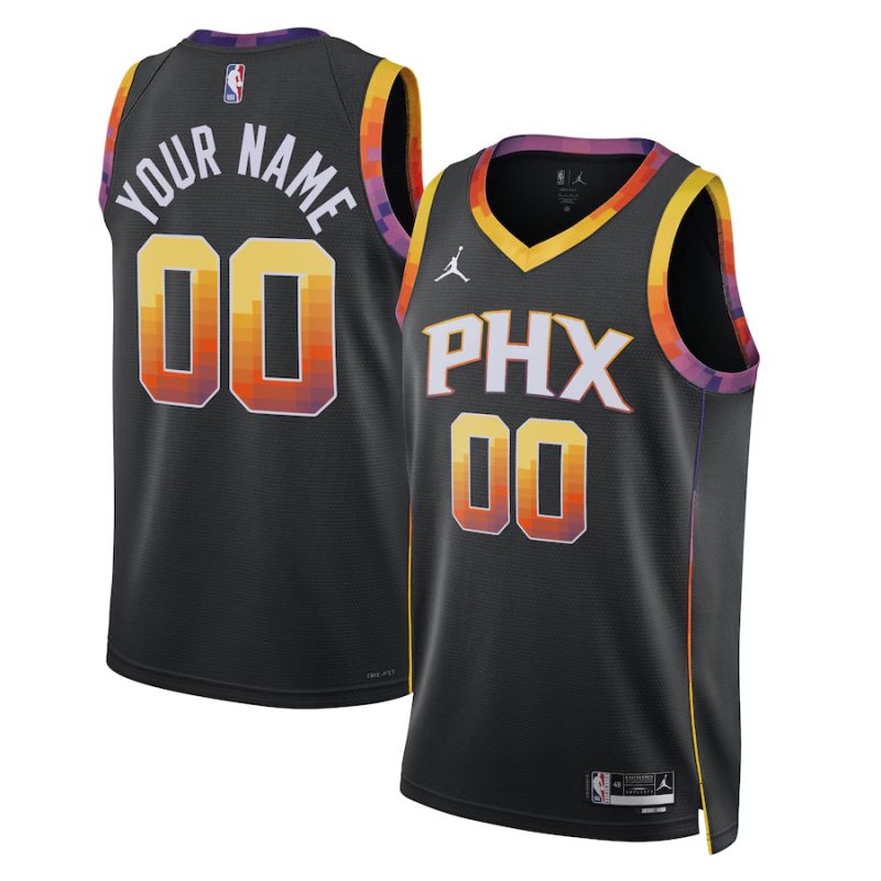 Youth ☆ Phoenix Suns 22-23 NBA Statement Edition Swingman Jersey - Jordan Brand Custom Basketball Jersey for Kids - Black