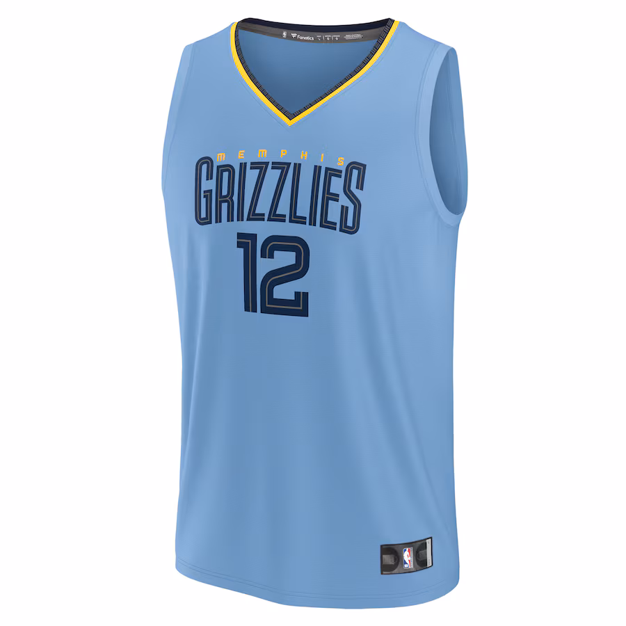 Youth ☆ Ja Morant Memphis GrizzliesStatement Edition Swingman Jersey for Youth Kids - Nike - Blue - Image 3