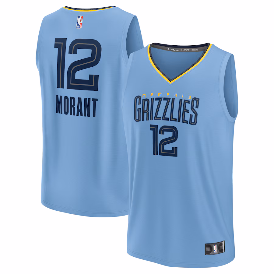 Youth ☆ Ja Morant Memphis GrizzliesStatement Edition Swingman Jersey for Youth Kids - Nike - Blue