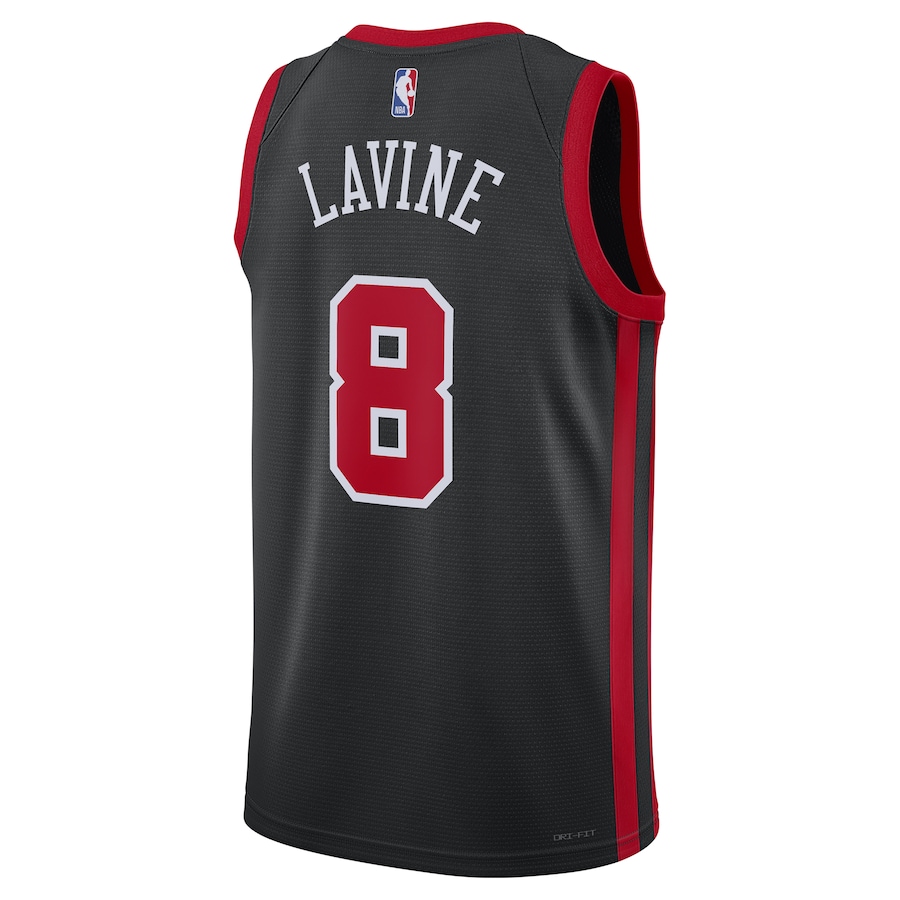 Zach LaVine - Chicago Bulls 23-24 NBA City Edition Swingman Jersey for Men Women - Nike - Black - Image 2
