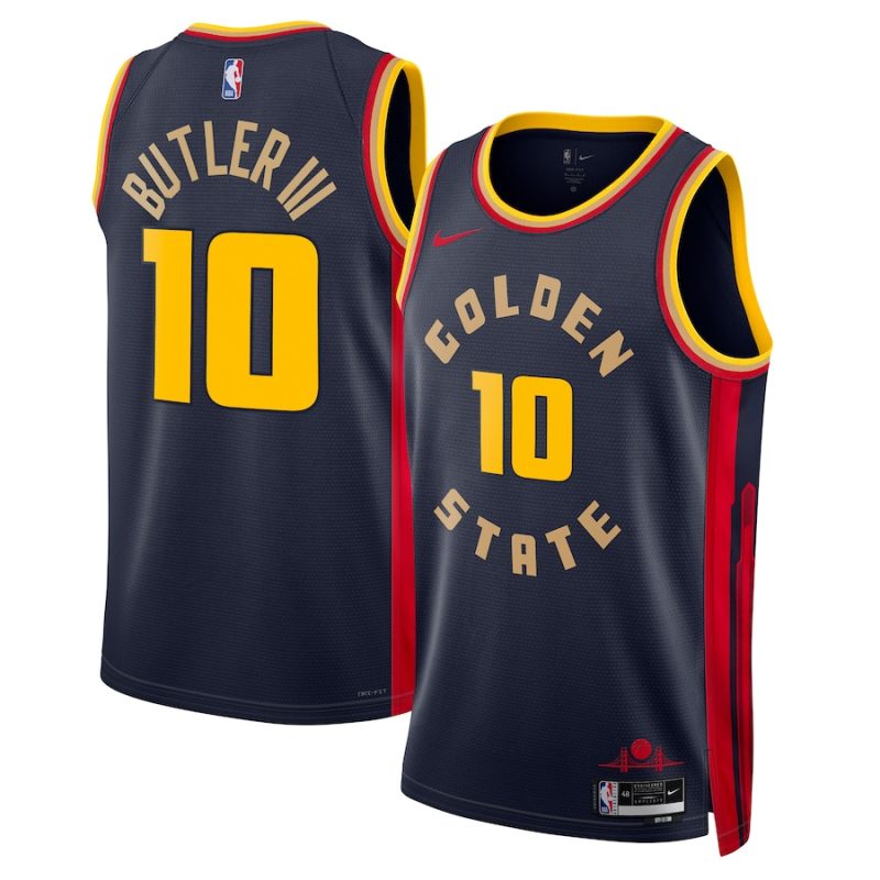 Jimmy Butler III - Golden State Warriors City Edition Swingman Jersey 2024 for Men & Women - Nike - Navy