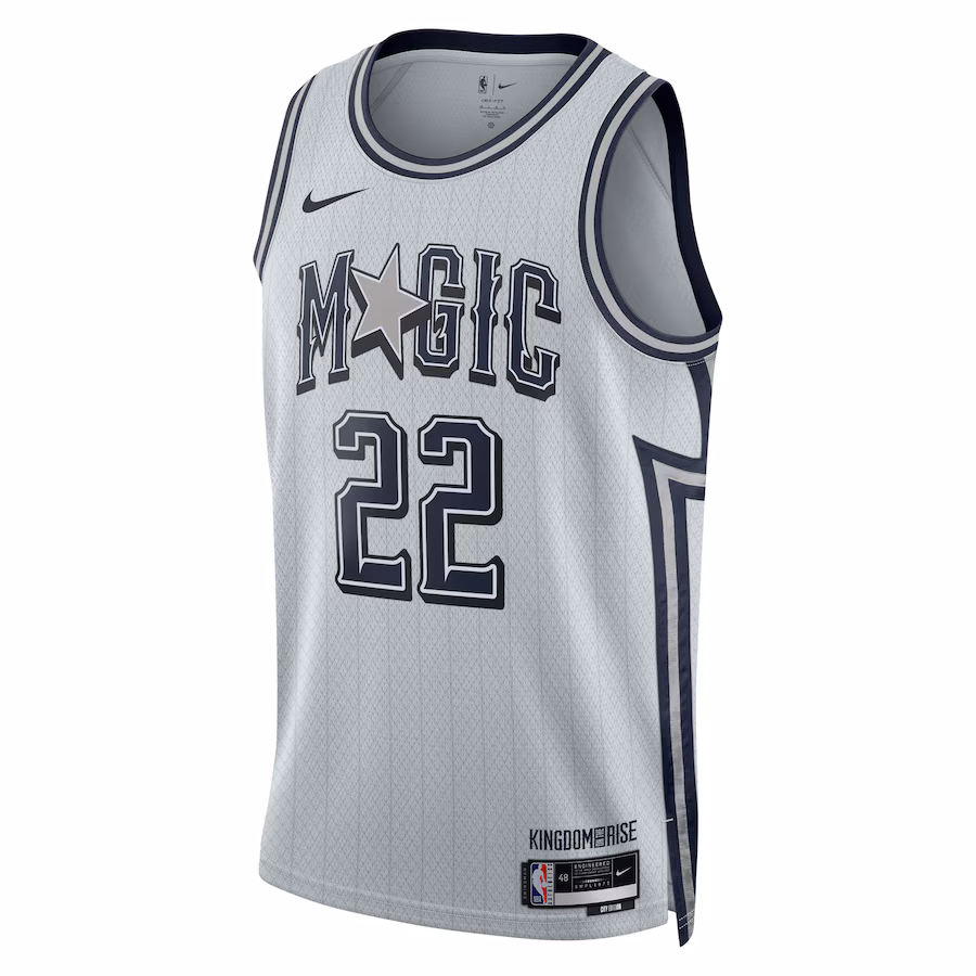 Franz Wagner - Orlando Magic City Edition Swingman Basketball Jersey for Men & Women - Nike - Silver - Image 3