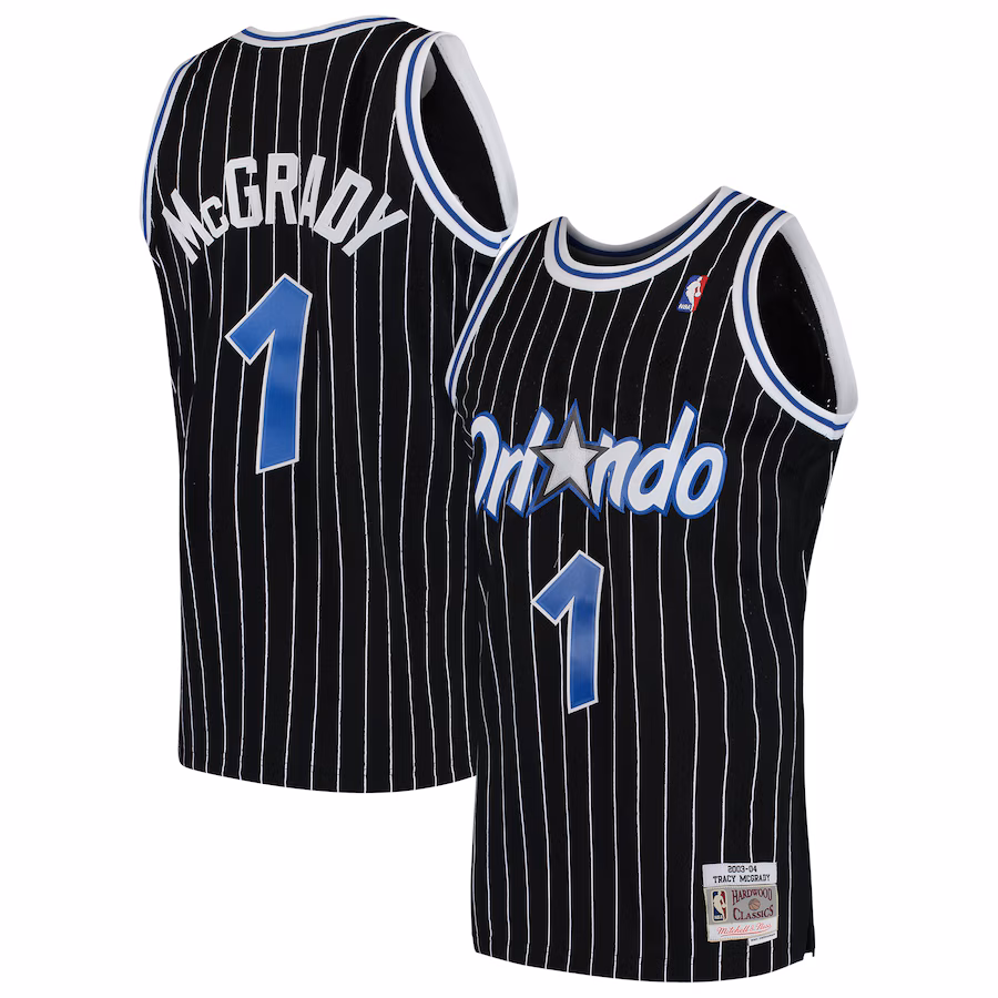 Tracy McGrady / T-Mac - Orlando Magic 2003/04 Hardwood Classics Swingman Edition Basketball Jersey for Men & Women - Nike - Black