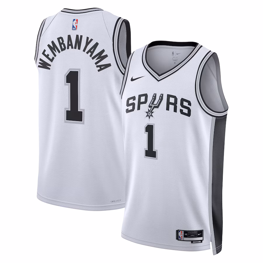 Victor Wembanyama - San Antonio Spurs Association Edition Swingman Basketball Jersey for Men & Women - Nike - White