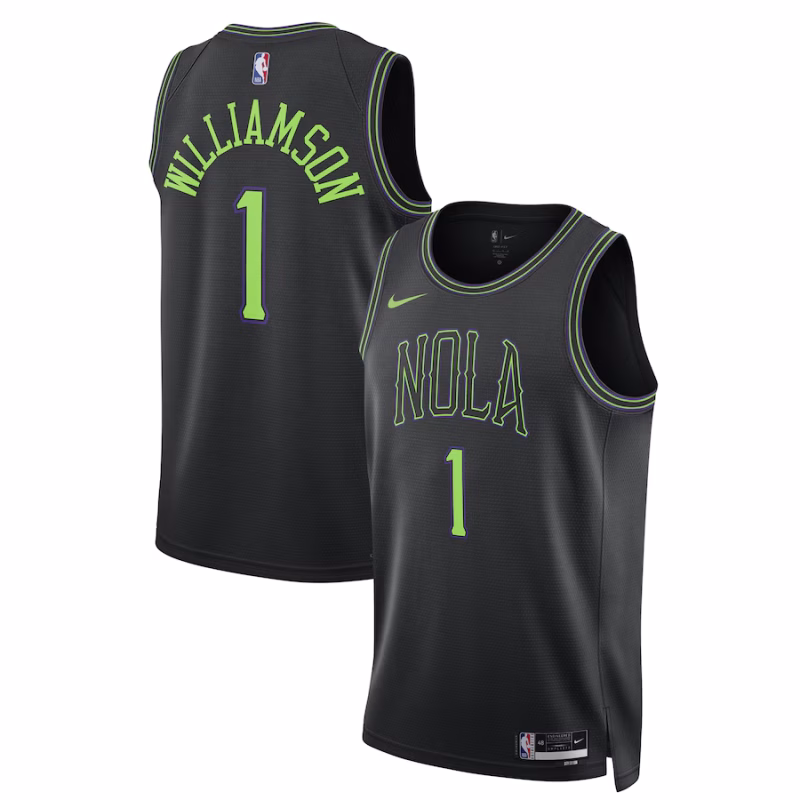 Zion Williamson - New Orleans Pelicans 2023/24 NBA City Edition Swingman Jersey for Men Women - Nike - Black