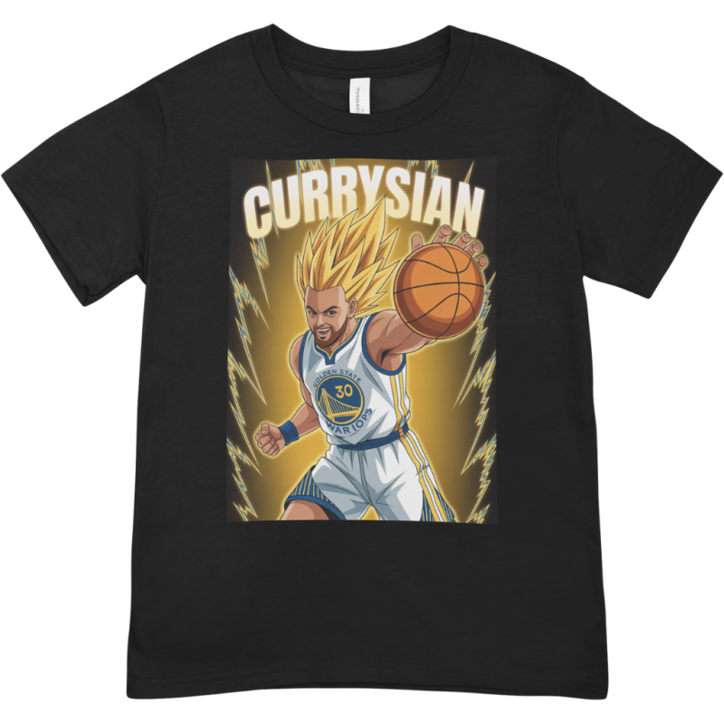 Youth-Stephen-Curry-x-Super-Saiyan-T-Shirt-Black